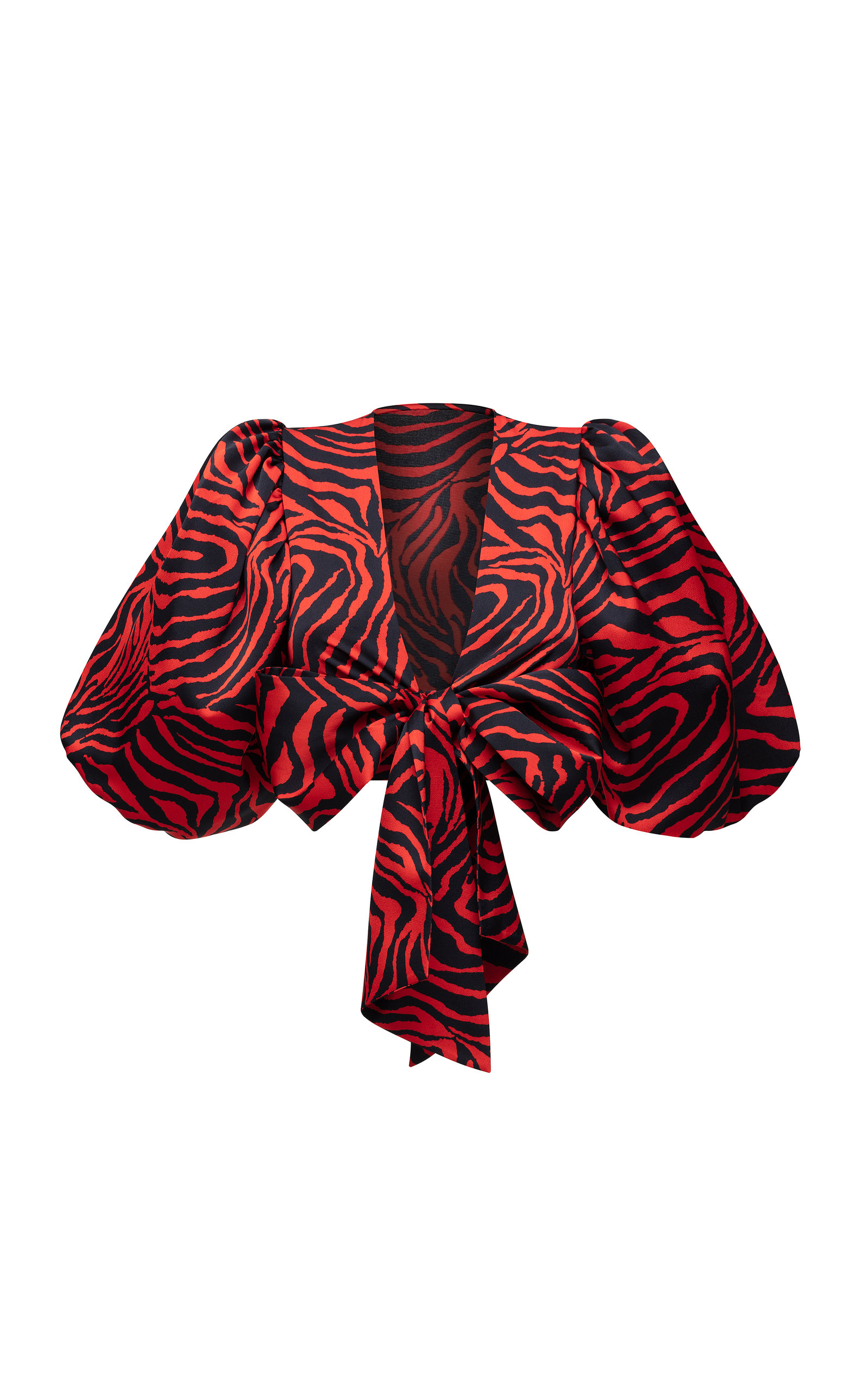 red zebra skirt