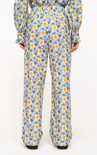 Leslie Liberty-Print Cotton Pants展示图