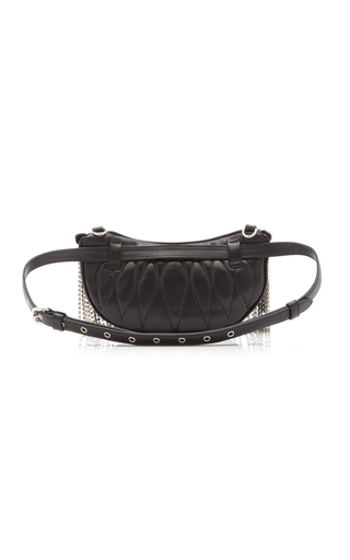 Leather Belt Bag with Crystal Fringe展示图