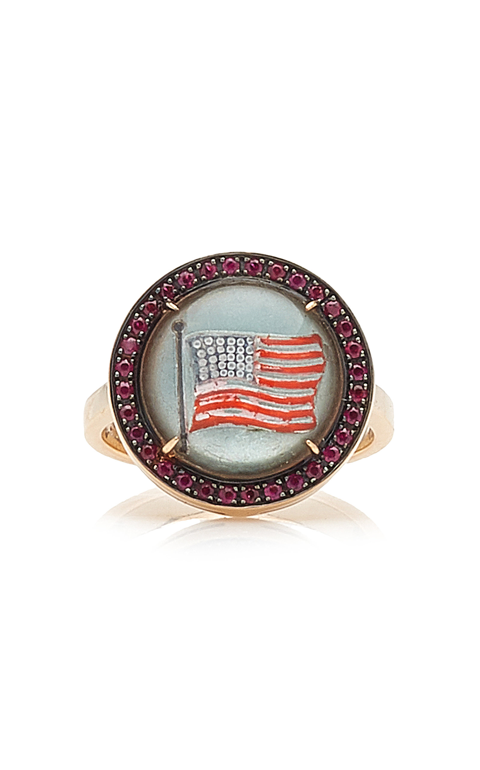 Francesca VillaFrancesca Villa - Women's Being 18K Rose Gold Ruby ...