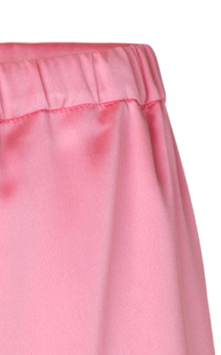 Gulcan Satin Drawstring Wide-Leg Pants展示图