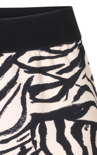 Marc Zebra-Print Crepe Flared Pants展示图