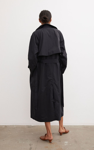 Ramalo Organic Cotton Trench Coat展示图