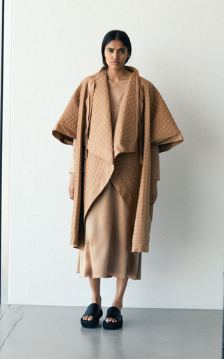 Carya Oversized Quilted Cotton Coat展示图