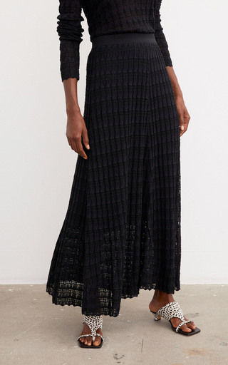 Donax Pointelle-Knit Maxi Skirt展示图