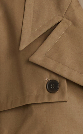 Gabardine Double-Breasted Trench Jumpsuit展示图