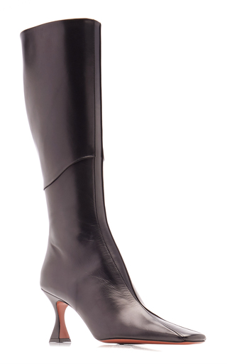 Knee-Length Leather Duck Boots展示图