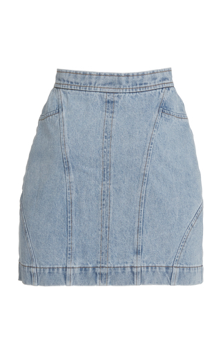 Florence Cotton Denim Mini Skirt展示图