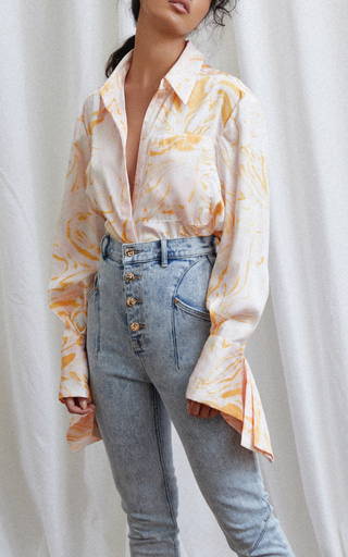 Coleman Printed Satin Shirt展示图