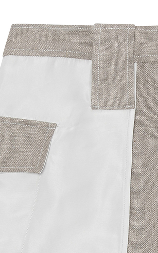 Linen Lightweight Mini Skirt展示图