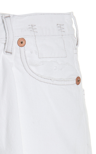 Damon Mid-Rise Pleated Denim Short展示图