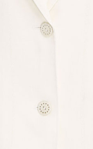 Luminous Linen-Blend Duster Blazer展示图