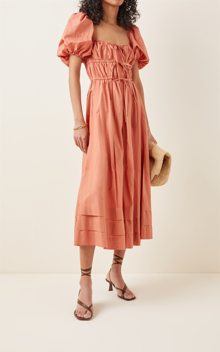 Palma Cotton-Poplin Midi Dress展示图