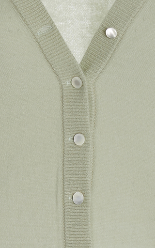 Cashmere Button-Down Cardigan展示图