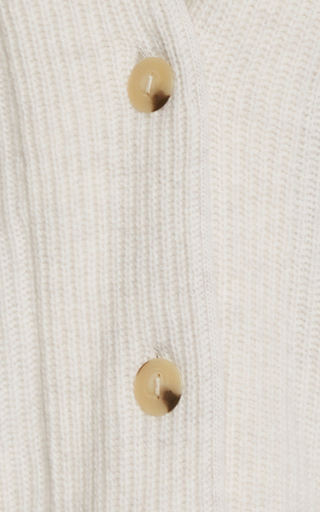 Wool-Cashmere Mock-Wrap Cardigan展示图