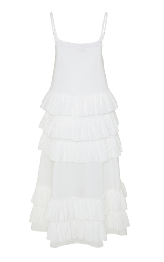 Wray Cotton Voile Tiered Maxi Dress展示图