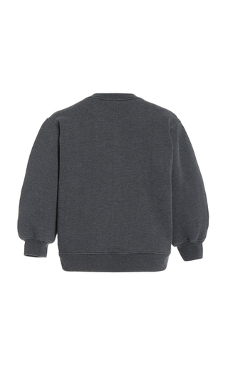 Thora Puff-Sleeve Cotton Sweatshirt展示图