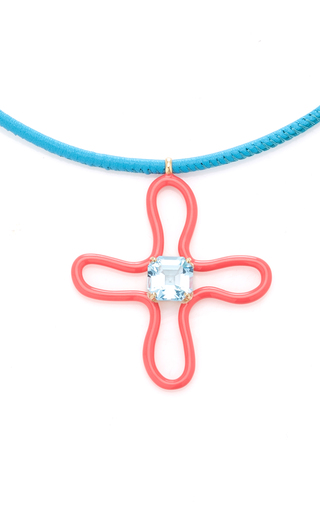 Pop Choker With Lucky Flower Pendant展示图