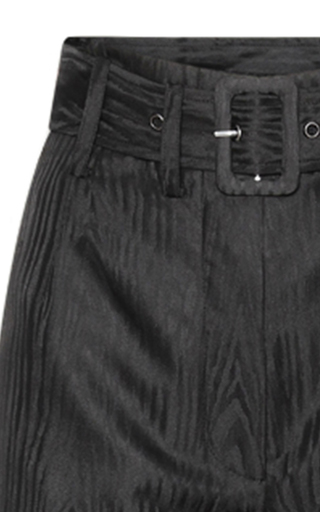 Sia Belted Crepe Straight-Leg Pants展示图