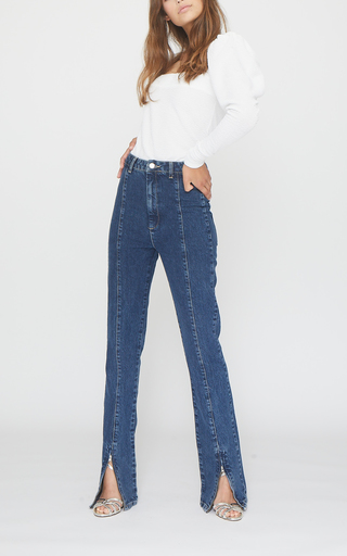 Jada  High-Rise Straight-Leg Jeans展示图