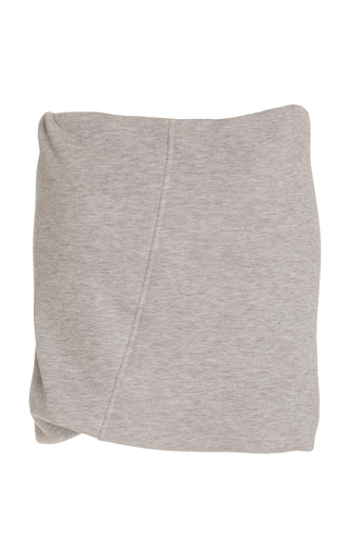 Ezra Draped Cotton-Blend Jersey Mini Skirt展示图