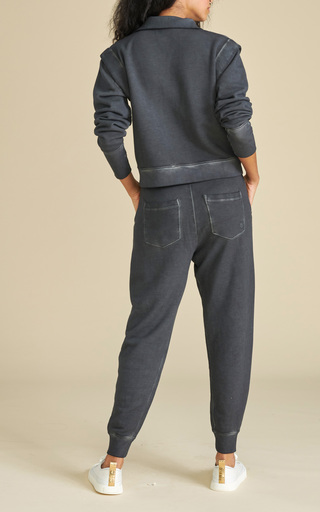 Preslee Drawstring Cotton Sweatpants展示图