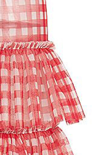 Printed Tiered Tulle Wrap Skirt展示图