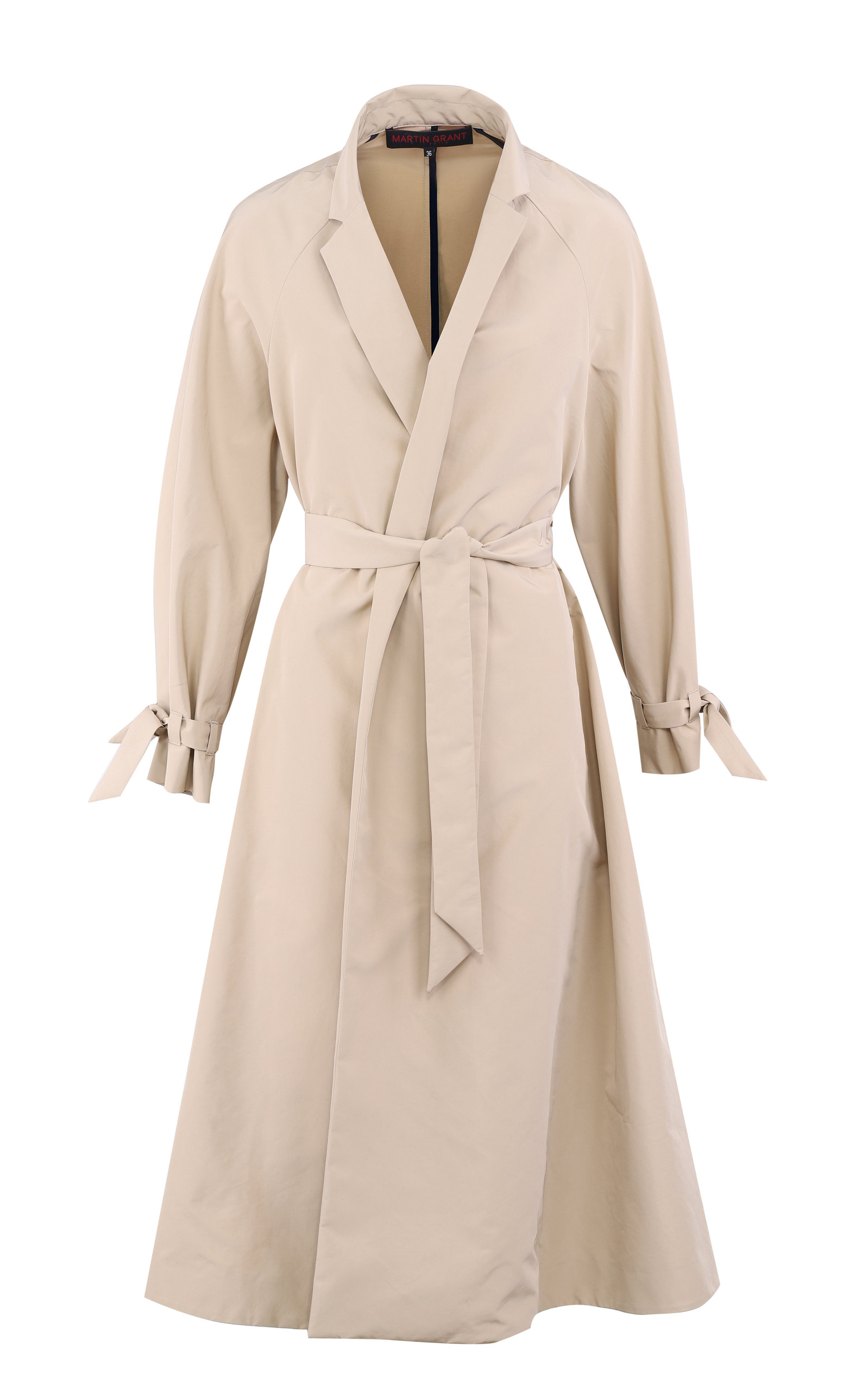 trench dress midi