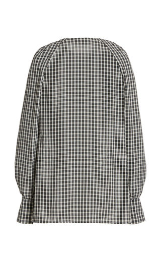 Celandine Gingham Cape Top展示图