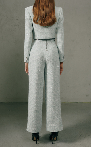 Sequined Wool-Blend Cropped Blazer展示图