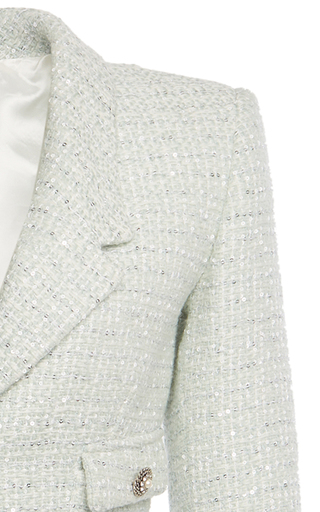 Sequined Wool-Blend Cropped Blazer展示图