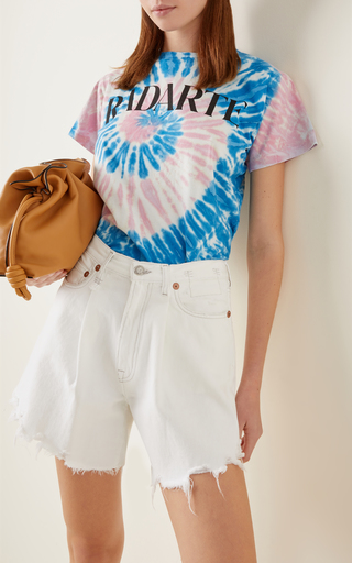 Logo-Print Tie-Dyed Cotton T-Shirt展示图