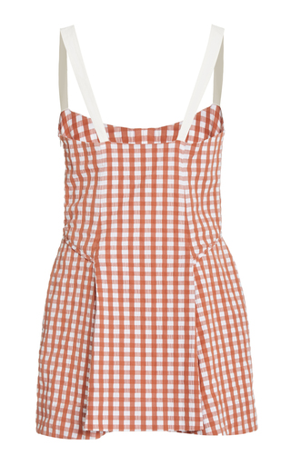 Audrey Gingham Midi Dress展示图