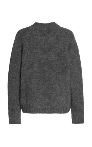 Mohair-Blend V-Neck Sweater展示图