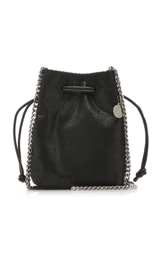 Micro Falabella Faux Leather Drawstring Crossbody Bag展示图