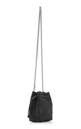 Micro Falabella Faux Leather Drawstring Crossbody Bag展示图