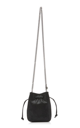 Micro Falabella Faux Leather Drawstring Crossbody Bag展示图