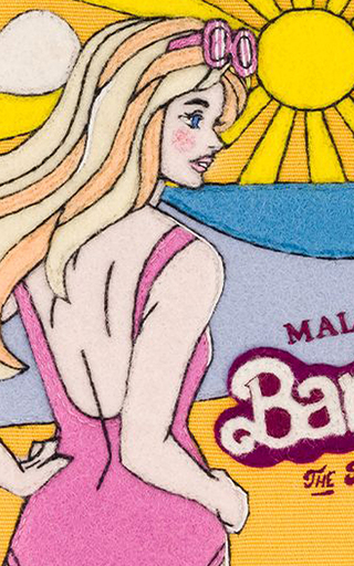 Barbie Beach Party Embroidered Clutch展示图