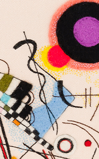 Kandinsky Embroidered Clutch展示图