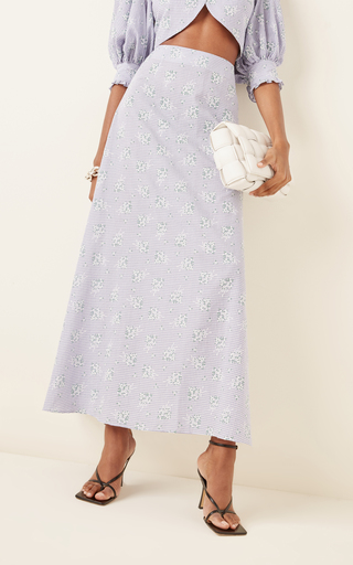 Two-Piece Printed Cotton Maxi Dress展示图