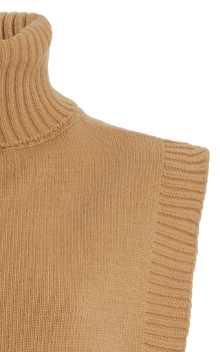 Sleeveless Wool-Blend Turtleneck Top展示图