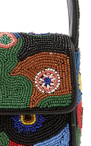 Tommy Beaded Leather Shoulder Bag展示图