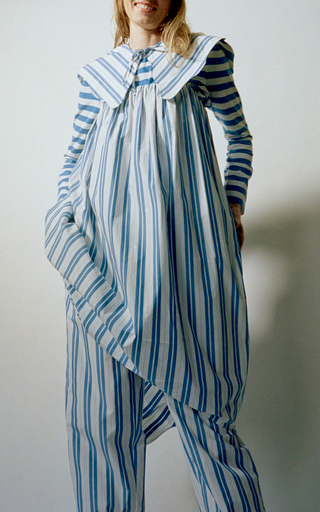 Striped Cotton-Jersey Top展示图