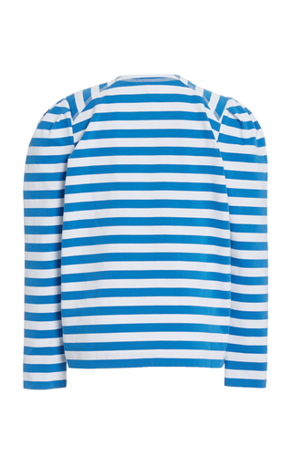 Striped Cotton-Jersey Top展示图