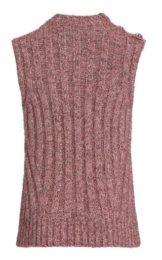 Chunky Glitter Knit Vest展示图