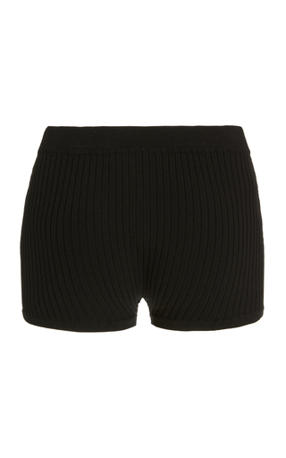 Ribbed-Knit Boy Shorts展示图