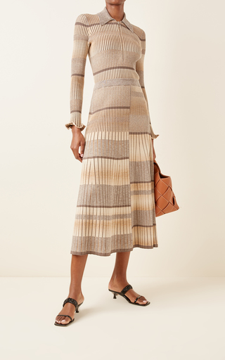 Louise Striped Midi Skirt展示图