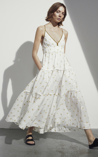 Chloe Embroidered Cotton Dress展示图