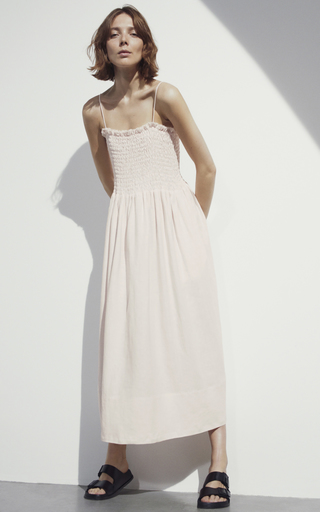 Lena Linen Maxi Dress展示图