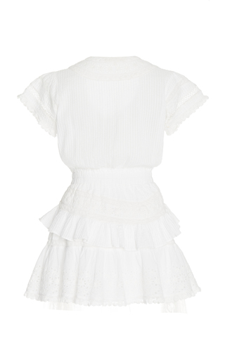 Jeromie Smocked Cotton Mini Dress展示图